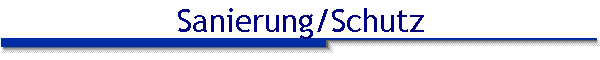 Sanierung/Schutz